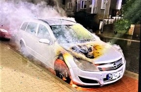 Landespolizeiinspektion Nordhausen: LPI-NDH: Auto in Brand gesetzt
